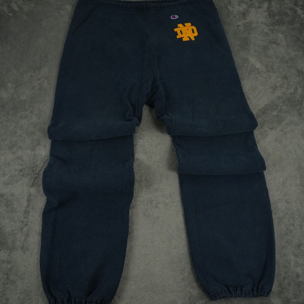 VTG Champion Reverse Weave Sweatpant Men XL Notre Dame Fighting Irish Jogger USA